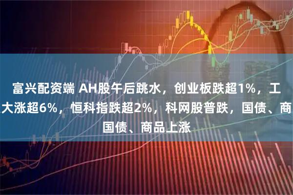 富兴配资端 AH股午后跳水,创业板跌超1%,工业富联大涨超6%,恒科指跌超2%,科网股普跌,国债、商品上涨