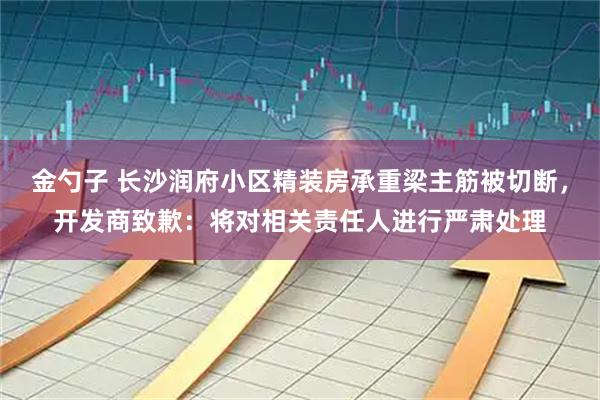 金勺子 长沙润府小区精装房承重梁主筋被切断，开发商致歉：将对相关责任人进行严肃处理